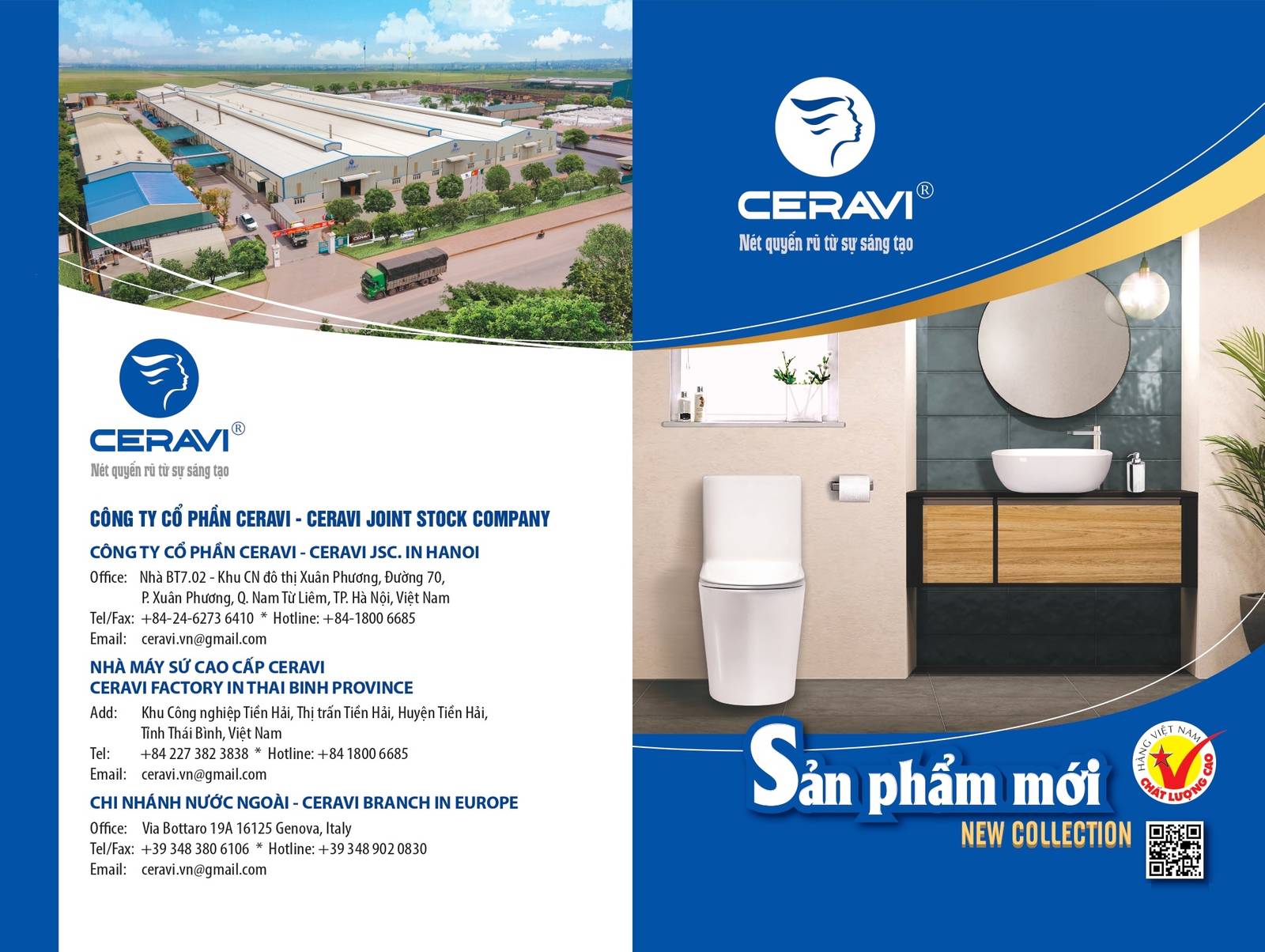 Catalogue và Bảng giá Thiết bị vệ sinh CERAVI mới nhất 2024VI mới nhất 2024 /page 12